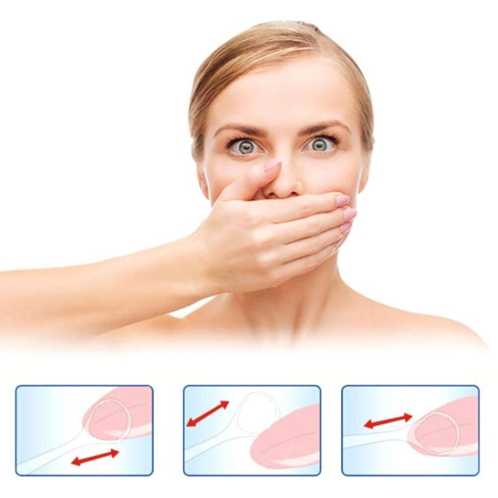 Wejoy 1Pc Reusable Tongue Scraper Stainless Steel Oral Tongue Cleaner Medical Fresh Breath Cleaning Mouth Tools