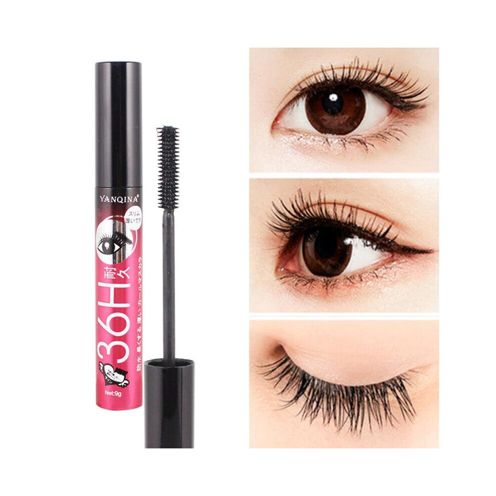 Wejoy 36H Long-Wearing Mascara 4D Silk Fiber Eye Lash Natural Curling Thick Eyelashes Waterproof Easy To Clean Mascara Makeup Tslm2