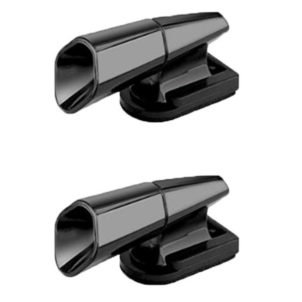 2Pcs Automotive Animal Deer Car Animal Deer Warning Whistles Auto Safety Alert Device Black 5063131431735
