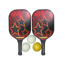 2Pcs/set Lightweight Graphite Pickleball Paddle Carbon Fiber USAPA Sports Paddle Outdoor Pickleball Racket With Cover RL64-0165