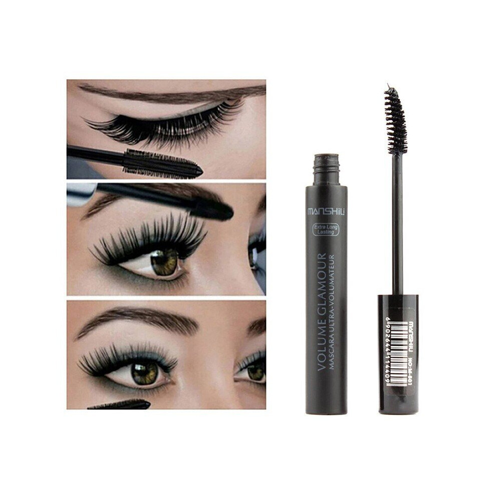 Wejoy Black 4D Silk Fiber Mascara Long Curl Waterproof Natural Lasting Eyelashes Extension Thick Rimel Maquiagem Cosmetic Makeup Tslm1