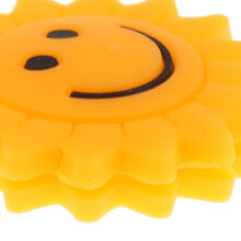 6 Pieces Smiling Tennis Racquet Vibration Dampener Shock Absorbers Set