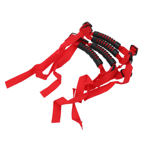 4pcs Grab Handle Durable Roll Bar Grab Handle Grip for Vehicle Motor Car Auto 1