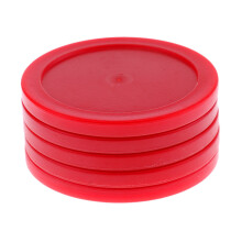 5 Pieces 62mm Air Hockey Replacement Pucks Equipment Air Puck Game Accessories For Full Size Air Hockey Tables