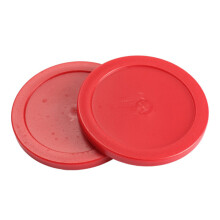 2 Pcs/Set 75mm Air Hockey Table Felt Pusher With 63mm Puck Mallet Goalies &T8