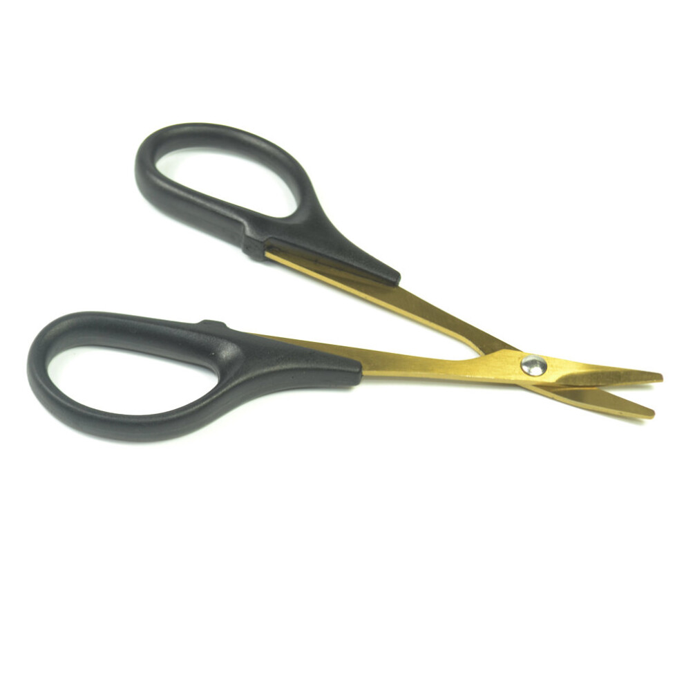 1/8 1/10 1/16 Stainless Steel Car Toll For Rc Vehicle Buggy Truck Boat Body Shell Bodyshell Curved Gold-Plated Scissors Tool 5063131528190