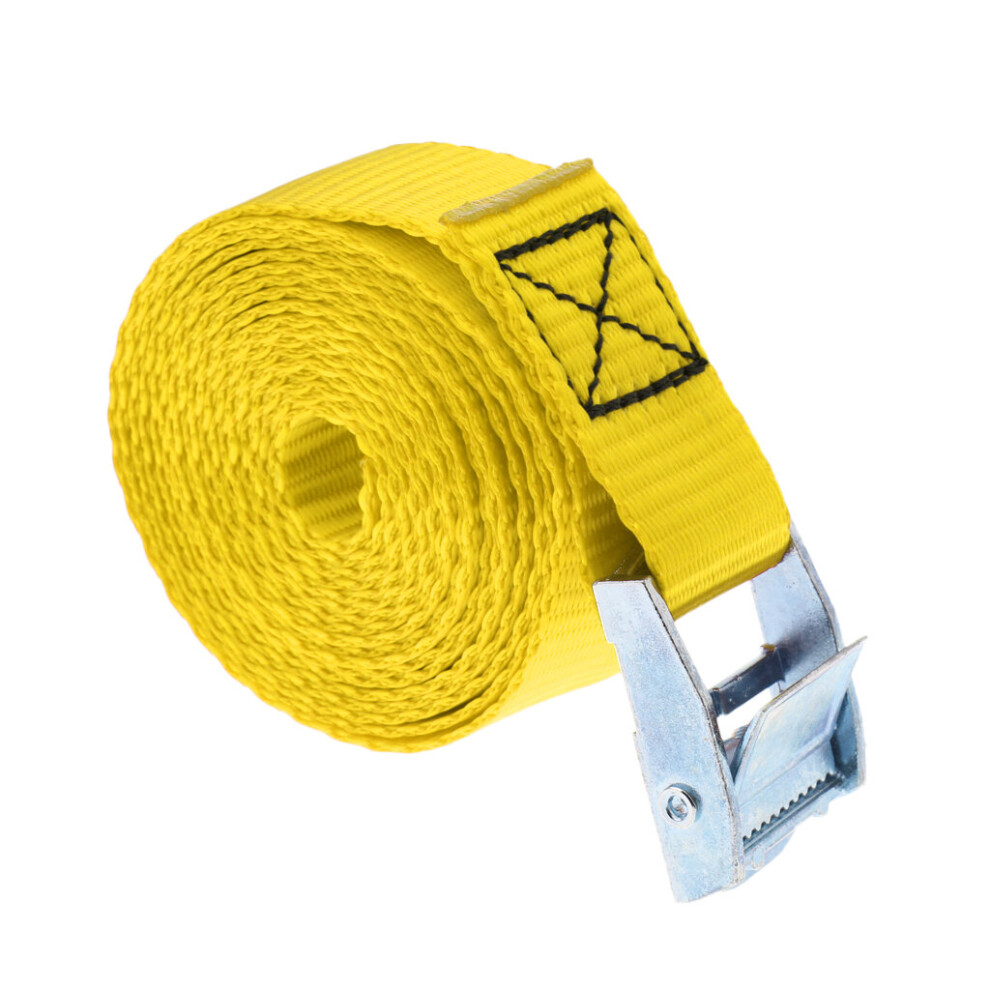 Tie Down Strap With Stainless Steel Buckle For Roof Racks, Surfboard, Kayak, Canoe, Car Cargo Lashing - Various Colors 5063131350722