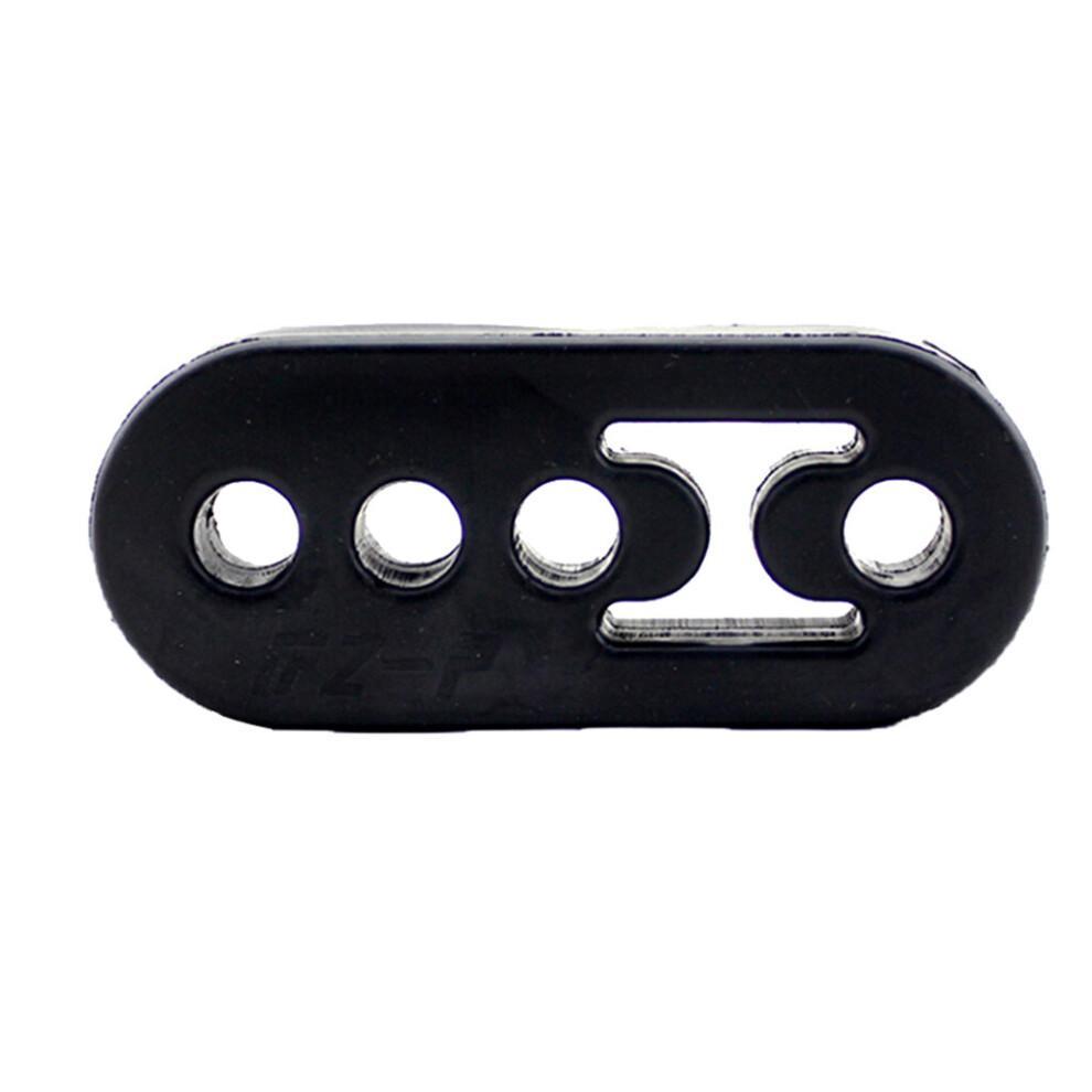 Car Vehicle Exhaust Hanger, 4 Hole Exhaust Pipe Rubber Mount Bracket Universal Replacement Parts 5063131443233