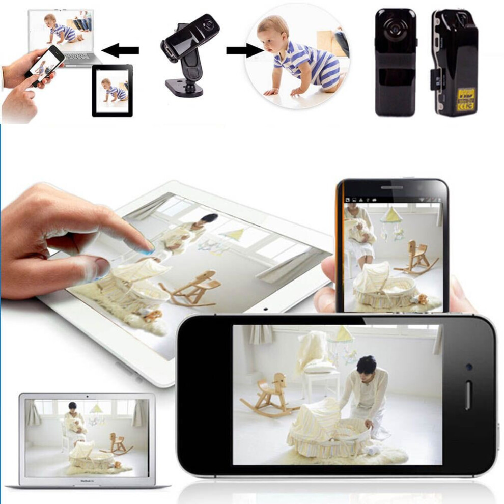 For Android Iphone Pc Mini Wifi Ip Wireless Surveillance Camera Remote Cam 5063131617054