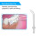 6pcs Replaceable Portable Dental Water Flosser Jet Tips Nozzle for QUARED Oral Irrigator Teeth Cleaner+Toothbrush Head 6