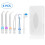 6pcs Replaceable Portable Dental Water Flosser Jet Tips Nozzle for QUARED Oral Irrigator Teeth Cleaner+Toothbrush Head 1
