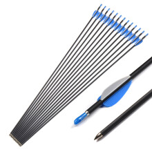 32 Inches Mixed Carbon Arrow Spine 1200 OD 5.65 mm ID 4.2 mm for Compound/Recurve Bows Archery Hunting Shooting6/12/24pcs