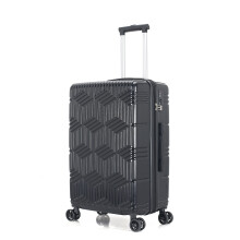 black luggage stand for men ABS+PC light weight suitcase with expandable 180821212