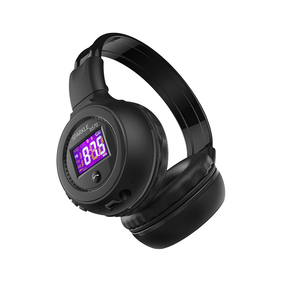 Zealot B570 Stereo Bluetooth Headphone Wireless Earphone Lcd Screen Fm Radio Tf Card Mp3 Play With Microphone 5063131556872