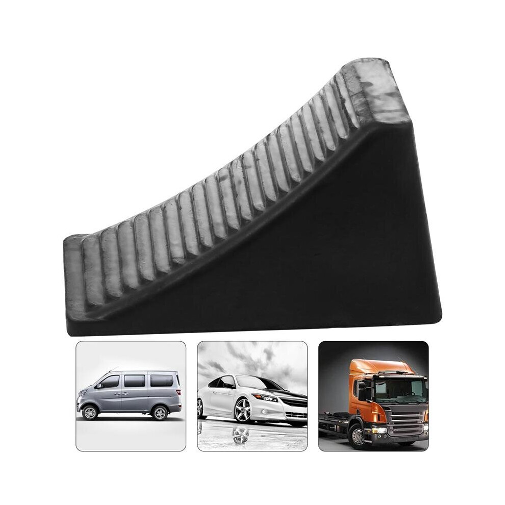 Rubber Wheel Chock Heavy Duty Block Kerb Ramp For Vehicles Cars Caravan Trailer 5063131431858