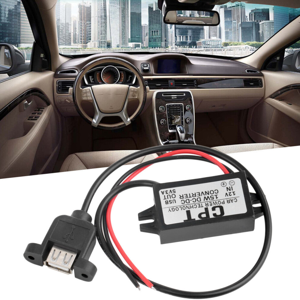 Dc Converter Module 12V To 5V 3A 15W Usb Output Power Adapter 5063131618648