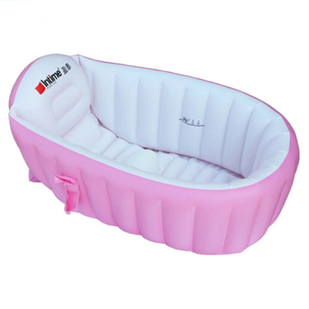 Inflatable Baby Bathtub, Baby Girl Bath Tub, Travel Bath Tub With Bath Toy Organizer, Foldable Baby Bathtub, Infant Bathtub Wejoy