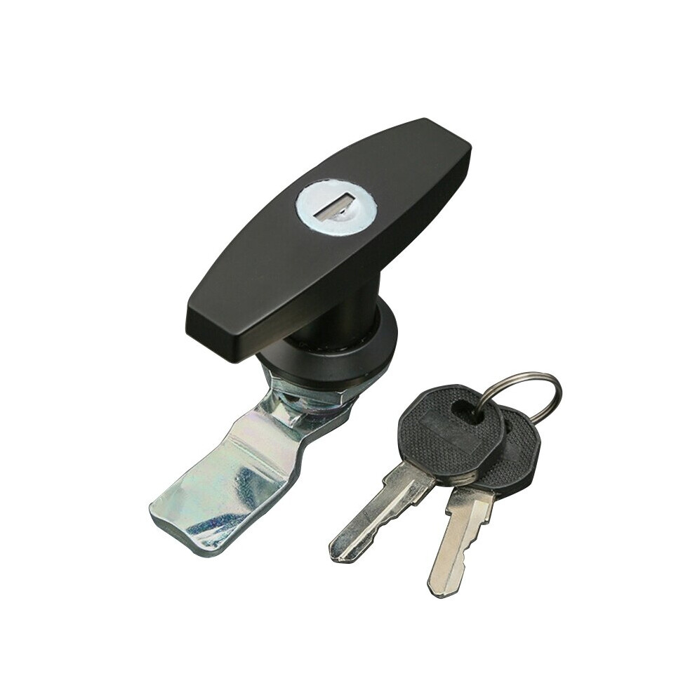 A0ne Universal Zinc Alloy T-Handle Cabinet Door Latch Lock For Trailer Caravan Rv Canopy Toolbox Hardware Accessories 5063131435511