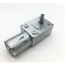 JGY370 DC6V/12V24V 2RPM to 150 RPM High Torque Speed Reducer Metal Worm Gear Box Motors Reversible Low Speed Worm Gear Motor