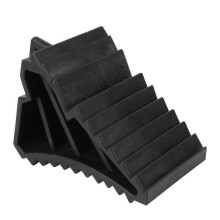2 Pcs Antislip Vehicle Car Truck Wheel Tire Chock Stop Block Black Rubber Car Stop Slipper Car Tire Slipper Slope Slip