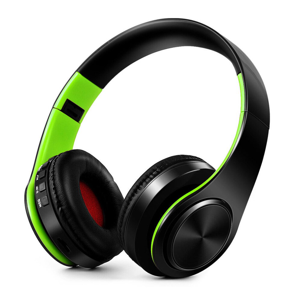 Hifi Stereo Earphones Bluetooth Headphone Music Headset Fm And Support Sd Card With Mic For Mobile Xiaomi Iphone Sumsamg Tablet 5063131556896