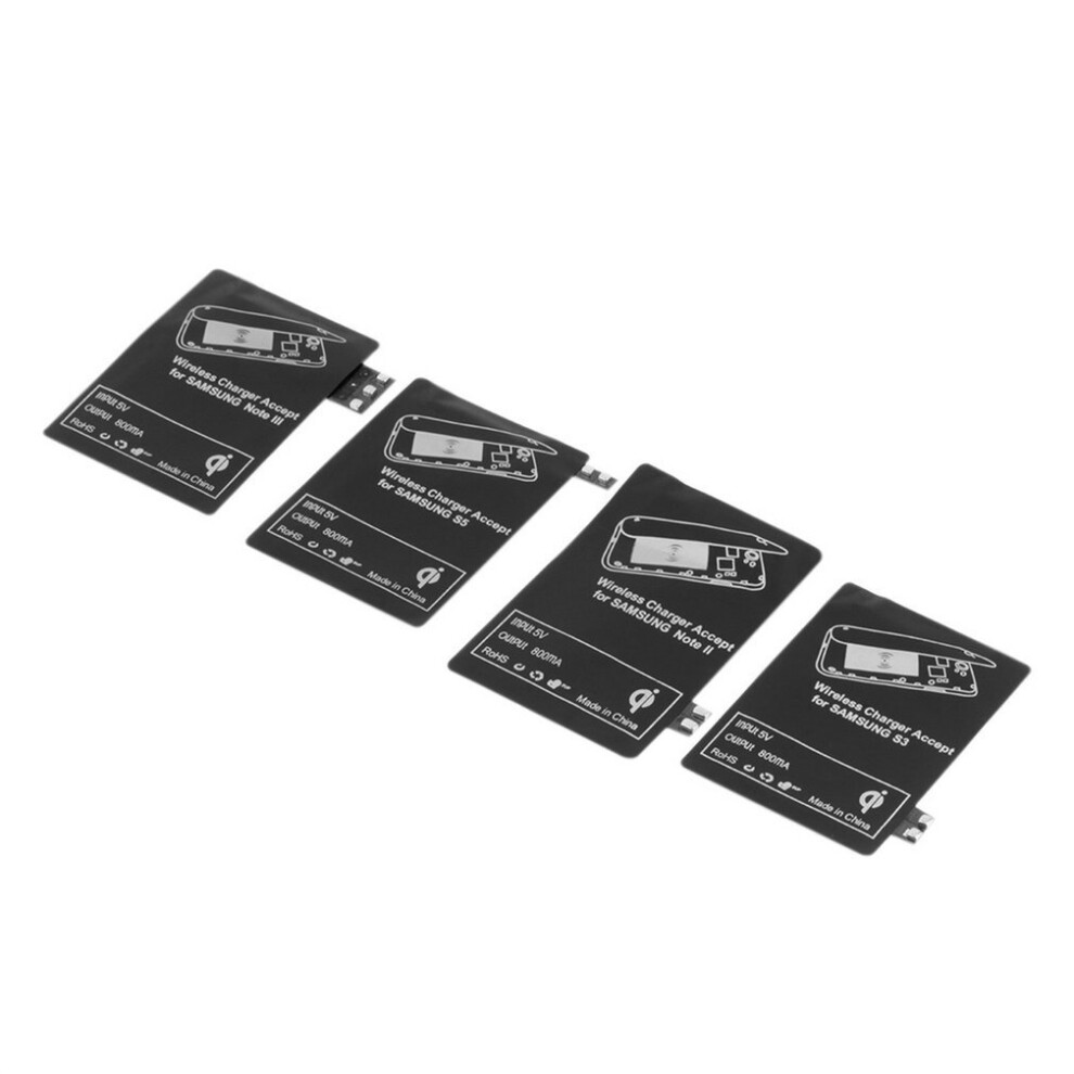 Qi Wireless Charger Charging Receiver Kit For Samsung Galaxy Smartphone Light 5063131628340