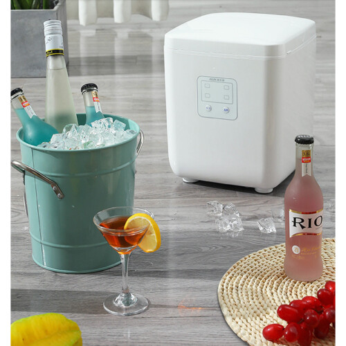 220V Home Electric Ice Cube Maker 15kg Automatic Round Ice Making Machine For Home 2