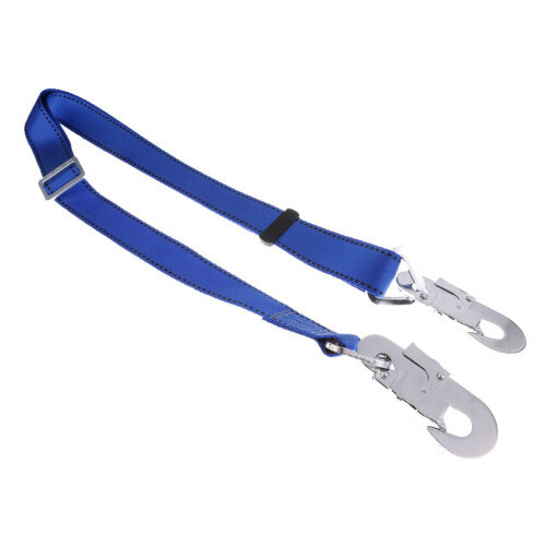 Safety Protection Adjustable Webbing Harness Lanyard for Rock Tree Climbing 23KN 2
