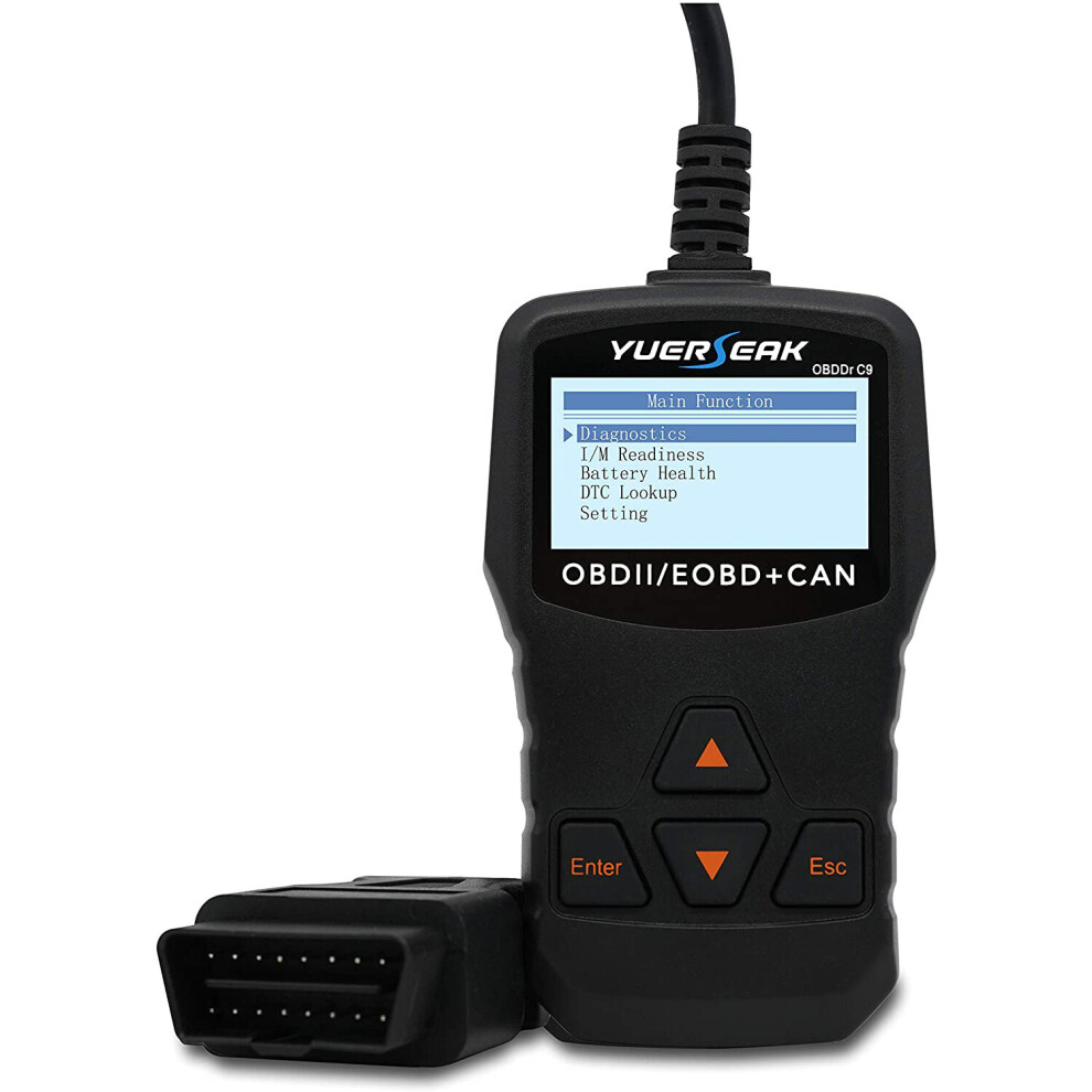 Obd2 Scanner, Car Code Reader Battery Tester Engine Fault Can Diagnostic Tool For Obdii Protocol Vehicles 5063131528398