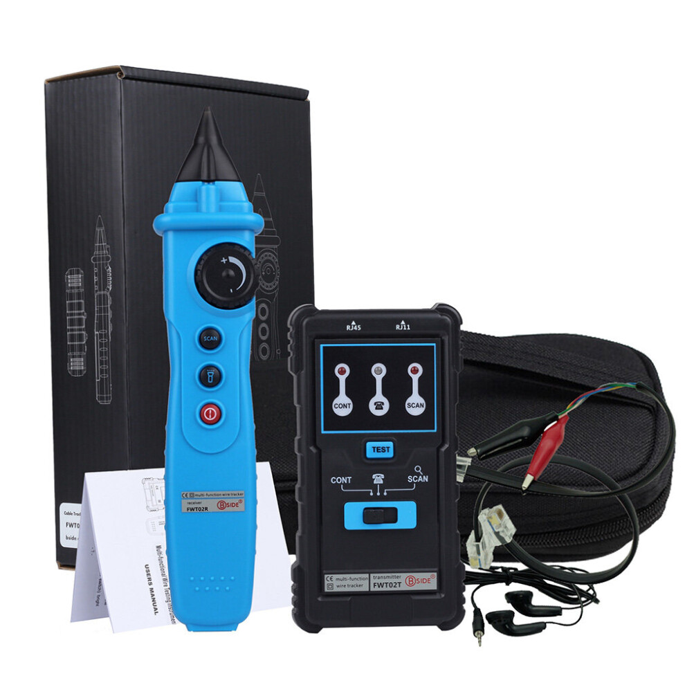 Bside Fwt02 Handheld Network Cable Tester Rj45 Rj11 Wire Tracker Tester 5063131588644