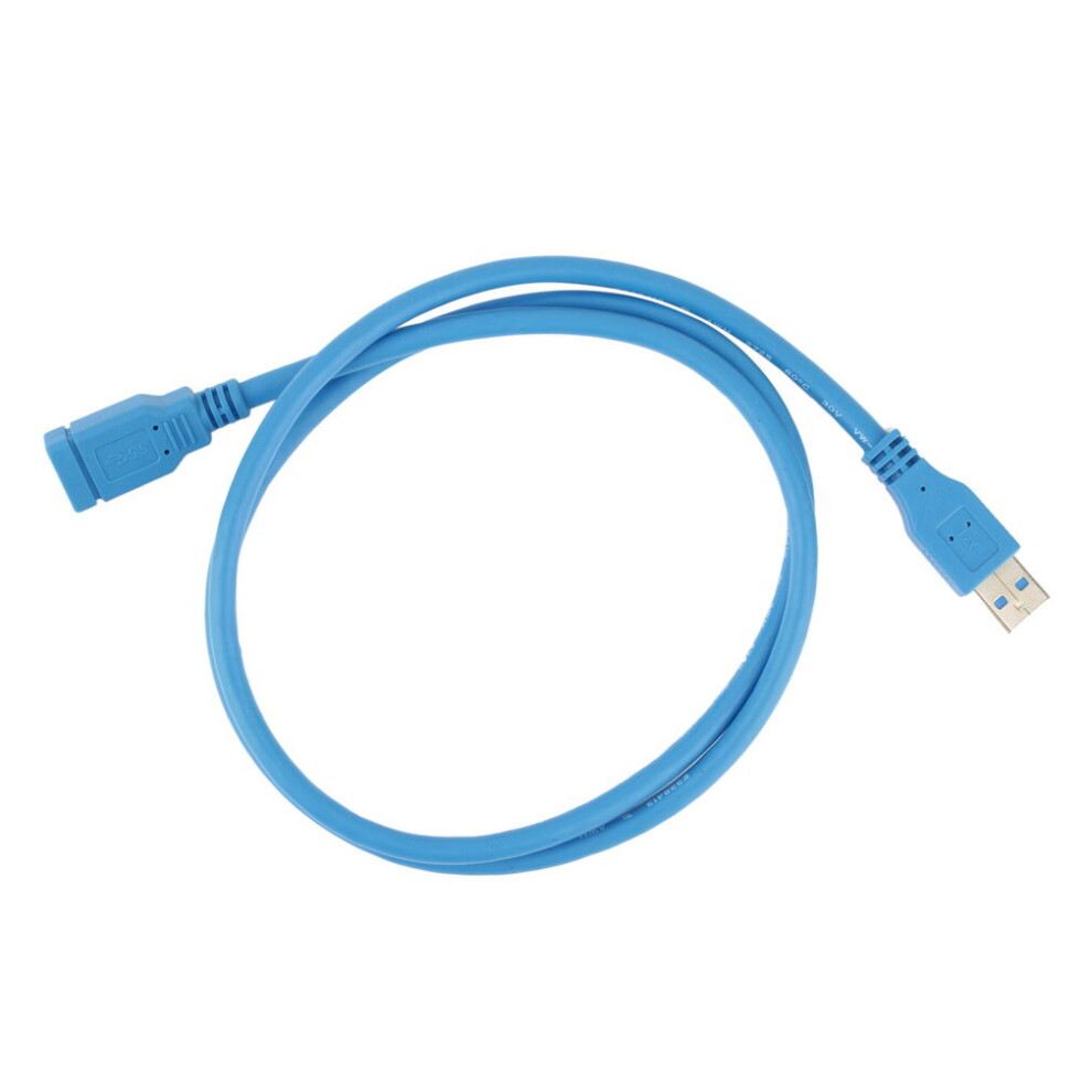 3.2Ft 1M Usb 3.0 A Male To Female Socket Super Fast Extension Cable Cord 5063131618747