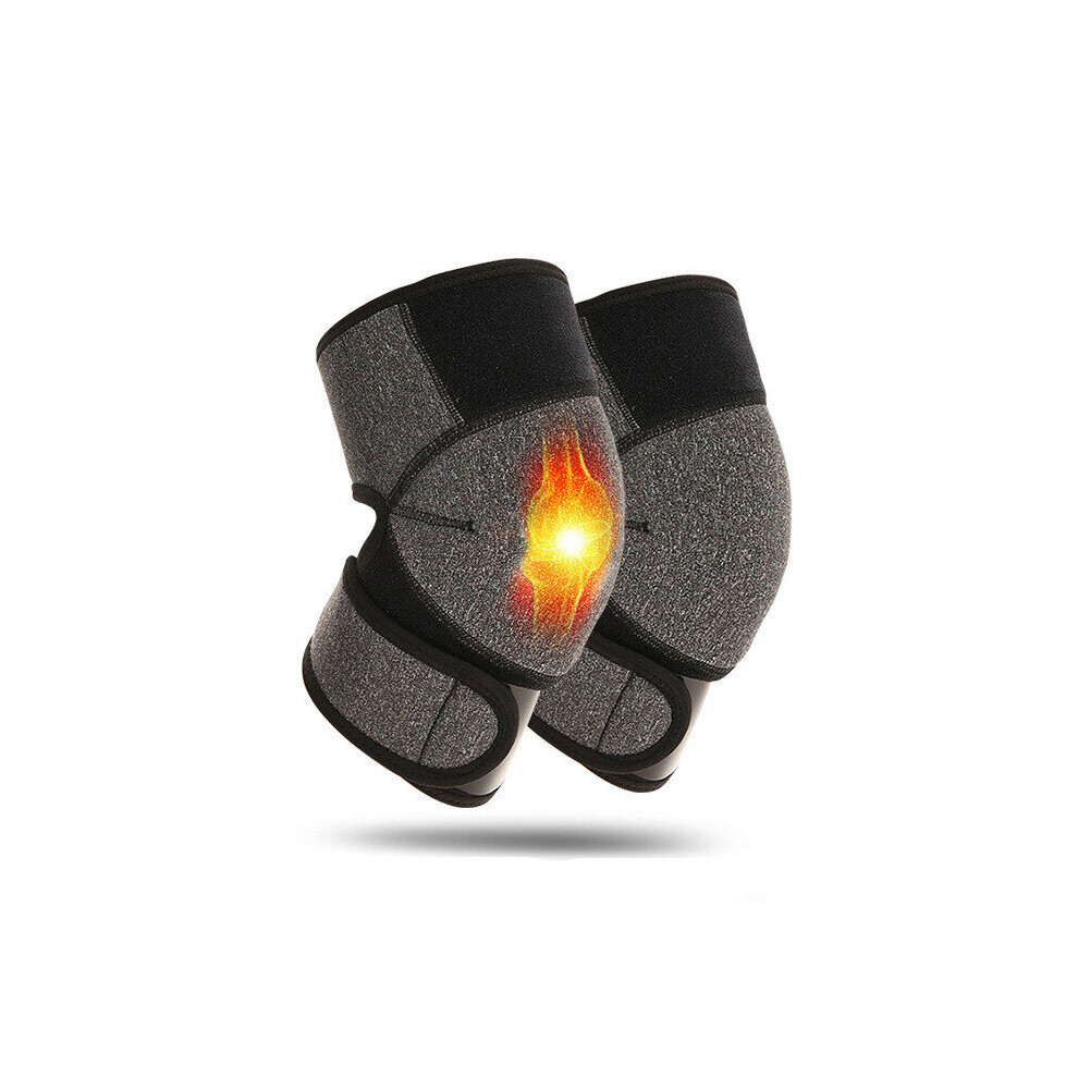 Wejoy 2Pcs Tourmaline Self Heating Magnet Knee Brace Support Magnetic Therapy Knee Pads Warmer For Winter Sports Safety Elder Gifts