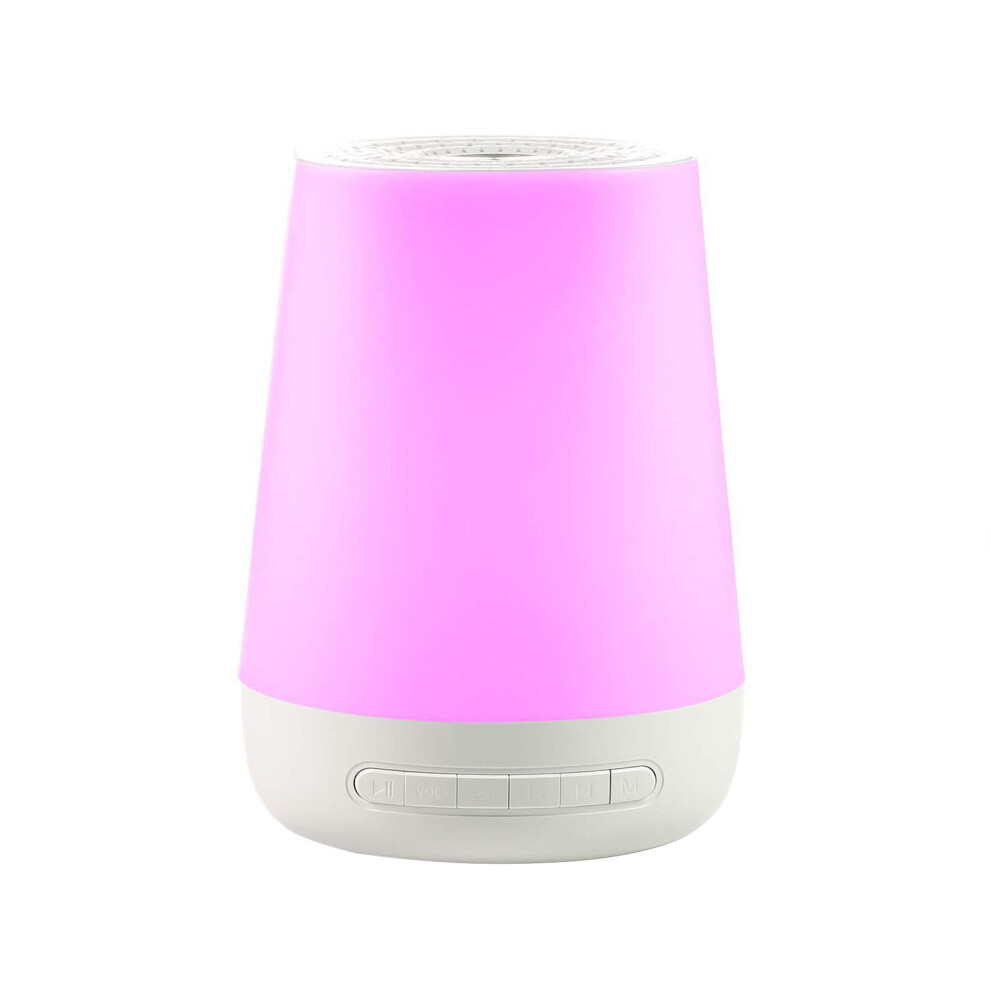 Usb Rechargeable Timed Shutdown Sleep Machine Baby Noise Machine Baby Sleep Sound Player Night Timer Noise Player White/Light Wejoy