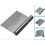10Pcs/Lot Stainless Steel Bench Dough Board Scraper Guide Handle Gadget White RI 3