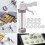 Cookie Press Kit DIY Manual Cookie Press Maker Machine Gun Decorating Squeezing Machine for Making Churros Device for Fritters 4