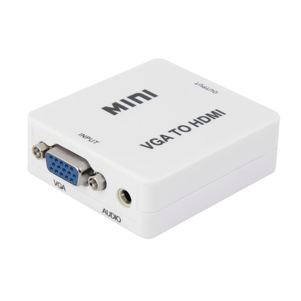 Mini Vga Audio To Female Hdmi 1080P Converter Adapter With 3.5Mm Audio Cable 5063131634082
