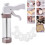 Cookie Press Kit DIY Manual Cookie Press Maker Machine Gun Decorating Squeezing Machine for Making Churros Device for Fritters 2