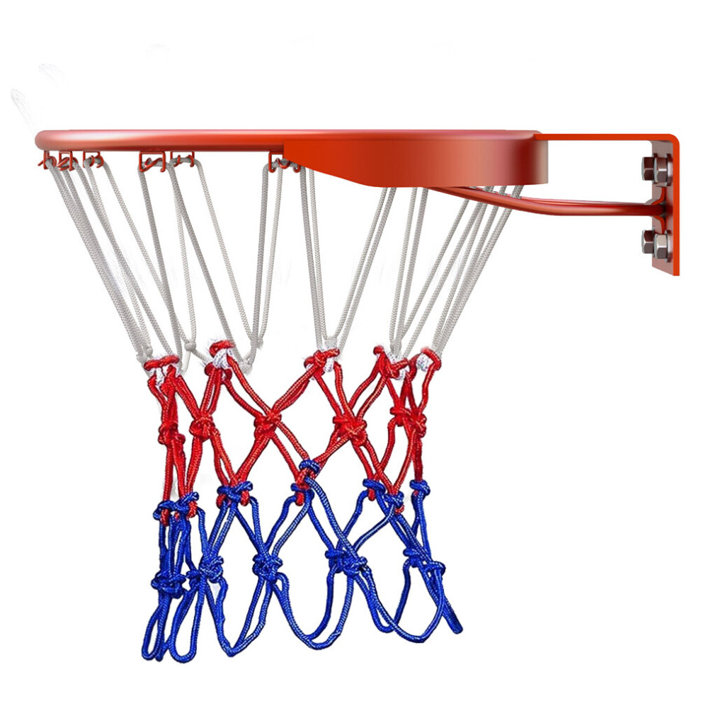 Photos - Basketball Hoop Basketball Net All-Weather Basketball Net Red+White+Blue Tri-Color  Net Powered  Basket Rim Ne