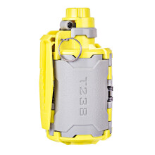 1pcs T238 V2 Large Capacity Grenade Toy With Time-Delayed Function For Nerf Gel Ball BBs Airsoft Wargame - Grey + Yellow