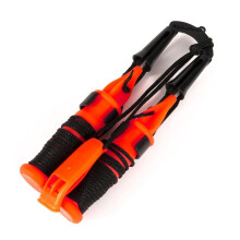Outdoor Winter Ice Axe with Whistle Climbing Glacier Snowy Hatchet Axe Hand Tools