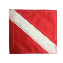 9.6" x 9" scuba diving inflatable buoy flag Spearfishing Nylon Float Dive Flag Snorkeling Boat Signal Floater Flag