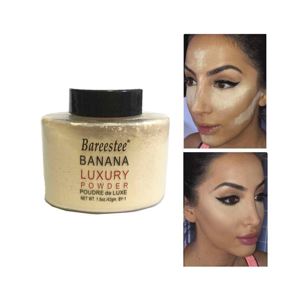 Wejoy 42G Banana Powder Smooth Loose Oil Control Face Powder Makeup Concealer Mineral Foundation Powder Korea Cosmetics Drop Shipping