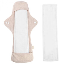 Reusable Fine Organic Cotton Sanitary Napkins Cloth Menstrual Pad Night Use Feminine Sanitary Pads Moma Pantiliner Towel