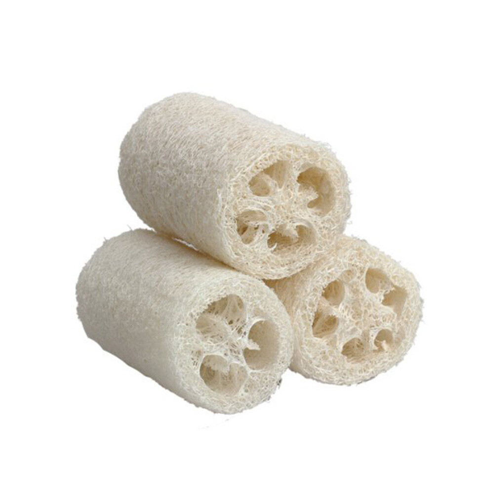Wejoy 3Pcs/Set Loofa Bathing Massage Body Sponge Scrubber Bath Body Shower Sponge Scrubber Natural Loofah Luffa Bath Accessories