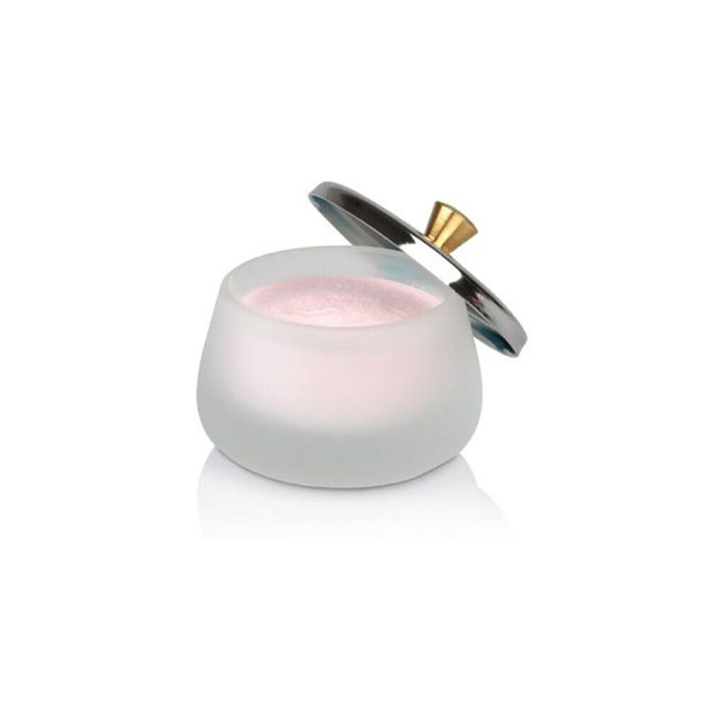 Wejoy Glass Crystal Dappen Dish Cup With Metal Lid Acrylic Liquid Powder Container Holder Nail Art Tools