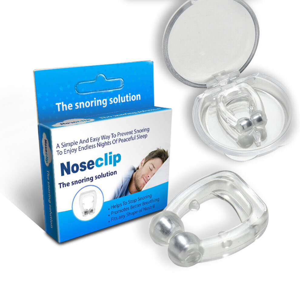 Wejoy 1Pcs/Box Magnetic Anti Snoring Nose Clip Stop Snore Nasal Dilator Device Better Breathe Relax Sleeping Antisnoring Solution Aid