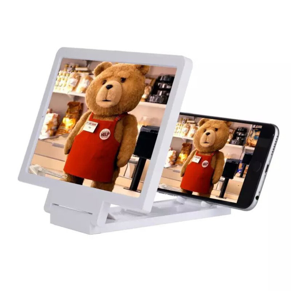3D Enlarged Screen Mobile Phone Amplifier Magnifier Bracket Cellphone Holder 5063131631098