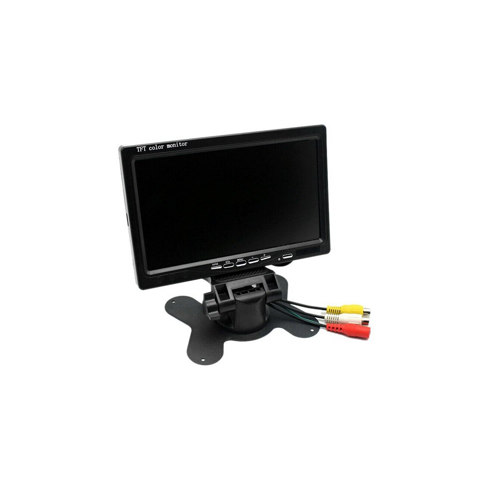 12V-24V 7 Inch Tft Lcd Color Hd Monitor For Car Cctv Reverse Rear View Backup Camera 5063131577013