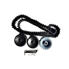 Wejoy 1set plastic wheel track with bearing wheel+ driving wheel+ track for tank chassis tracked vehicle motor