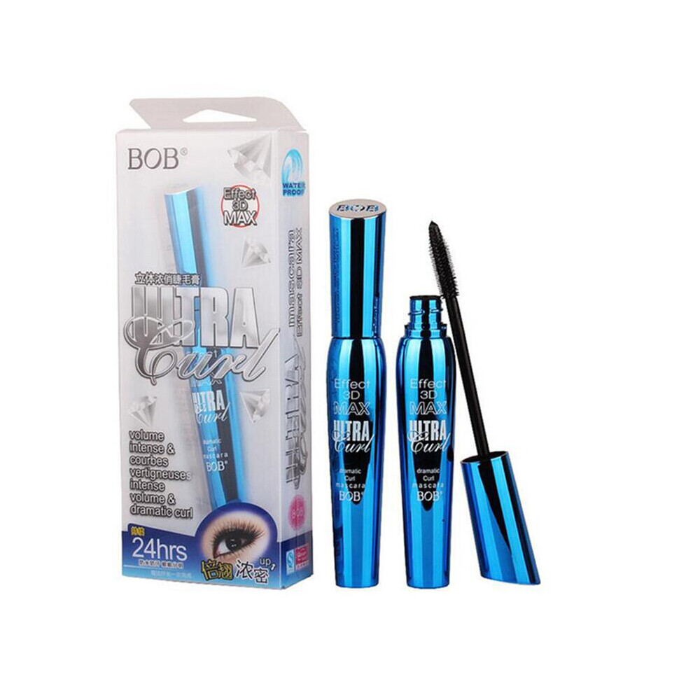 Wejoy 3D Fiber Lashes Rimel Mascara Makeup Ink Gel Natural Fibers Long-Lasting Waterproof Eyelash Lengthening Thick Curling Bob Brand